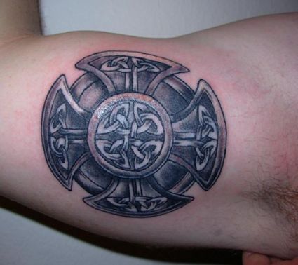 Celtic Knot Tattoo On Biceps